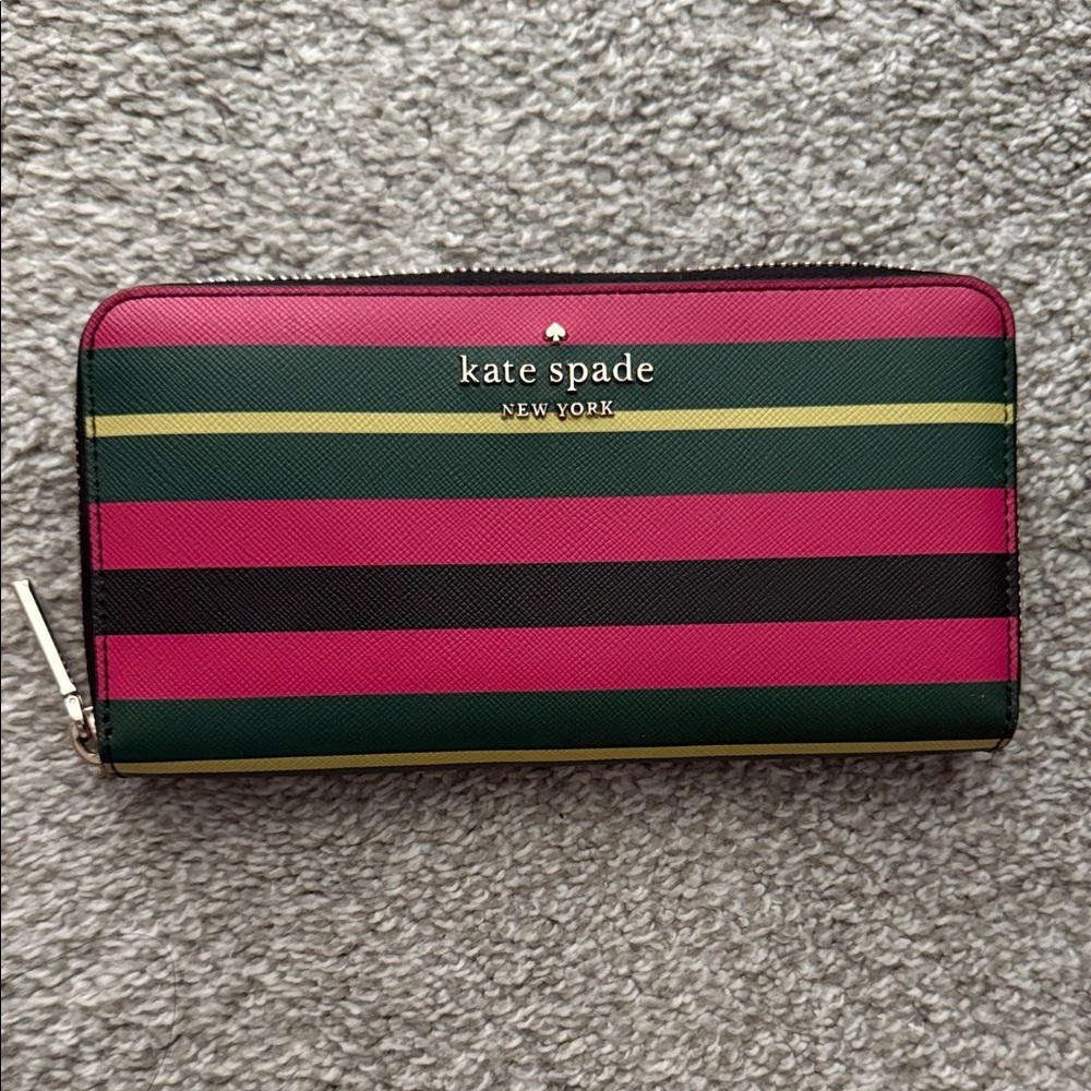Kate Spade Multicolor Striped Wallet